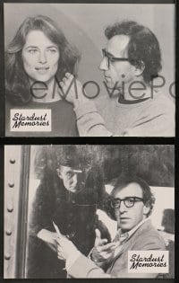 9c148 STARDUST MEMORIES 8 French LCs 1980 directed by Woody Allen, Charlotte Rampling, Harper!