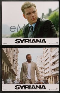 9c118 SYRIANA 5 French LCs 2005 great images of George Clooney, Matt Damon and Jeffrey Wright!