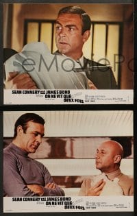 9c163 YOU ONLY LIVE TWICE 9 French LCs R1970s cool different images of Sean Connery as James Bond!