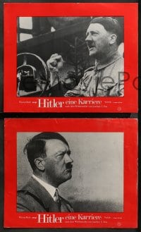 9c090 HITLER A CAREER 6 German LCs 1977 Hitler - eine Karriere, Adolph & Nazi soldiers!