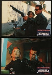 9c102 TERMINATOR 2 16 German LCs 1991 Arnold Schwarzenegger, Linda Hamilton, Edward Furlong!