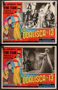 9c053 LA ODALISCA NO. 13 3 Spanish/US LCs 1958 Concubine Number 13, German Valdes, sexy!