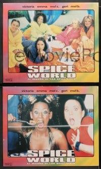 9c068 SPICE WORLD 7 Spanish LCs 1998 Spice Girls, Beckham, Bunton, Chisholm, Halliwell & Brown!