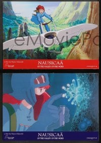 9c034 NAUSICAA OF THE VALLEY OF THE WINDS 5 Swiss LCs 1985 Hayao Miyazaki sci-fi fantasy anime!