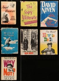 9d320 LOT OF 7 HARDCOVER BOOKS 1940s-1980s a variety of different novels!