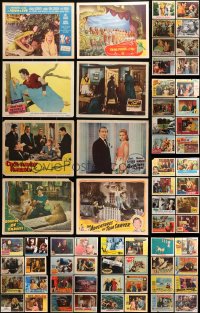 9d164 LOT OF 80 LOBBY CARDS 1950s-1960s great scenes from a variety of different movies!