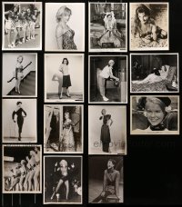 9d275 LOT OF 15 8X10 STILLS OF SEXY LADIES 1940s great portraits of beautiful actresses!