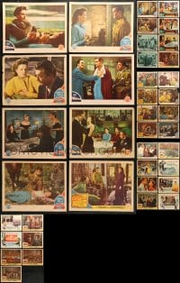 9d192 LOT OF 39 SPANISH LANGUAGE LOBBY CARDS 1940s-1950s incomplete sets from a variety movies!