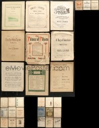 9d214 LOT OF 30 10.5X14 SHEET MUSIC 1870s-1910s a great variety of different songs!