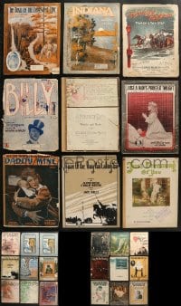 9d216 LOT OF 27 11X14 SHEET MUSIC 1900s-1910s a great variety of different songs!
