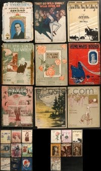 9d217 LOT OF 25 11.25X14 SHEET MUSIC 1910s a great variety of different songs!
