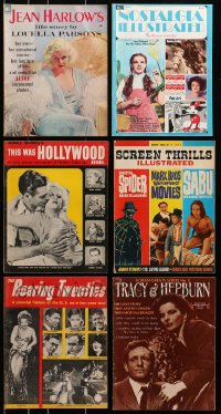 9d388 LOT OF 6 NOSTALGIA MOVIE MAGAZINES 1950s-1970s filled with great movie images & articles!
