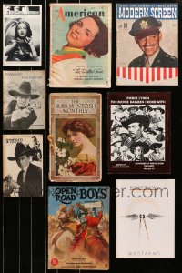9d377 LOT OF 9 MAGAZINES 1900s-1990s filled with great movie & celebrity images & articles!