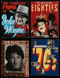 9d334 LOT OF 4 FILMS OF TRADE SOFTCOVER BOOKS 1980s-1990s John Wayne, Dustin Hoffman, '70s & '80s!