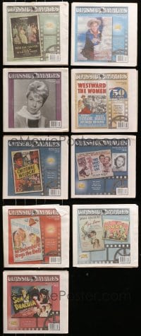 9d378 LOT OF 9 CLASSIC IMAGES MOVIE MAGAZINES 2011 great movie images & ads!