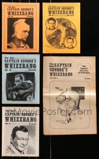 9d394 LOT OF 5 NEW CAPTAIN GEORGE'S WHIZZBANG MAGAZINES 1970s the tabloid magazine of nostalgia!