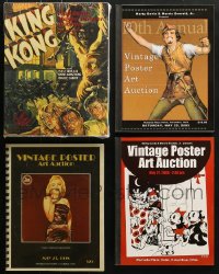 9d346 LOT OF 4 MOVIE POSTER AUCTION CATALOGS 1990s-2000s with some great color images!