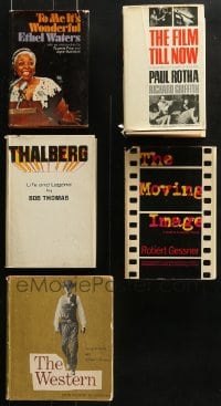 9d327 LOT OF 5 HARDCOVER MOVIE BOOKS 1960s-1970s filled with images & information!