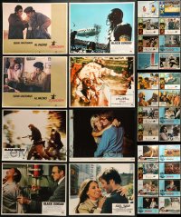 9d195 LOT OF 32 LOBBY CARDS 1970s incomplete sets from a variety of different movies!