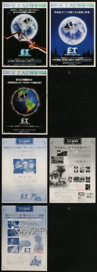 9d287 LOT OF 3 R01-02 E.T. THE EXTRA TERRESTRIAL JAPANESE CHIRASHI POSTERS R2001-2002 cool!