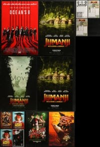 9d022 LOT OF 10 UNFOLDED MINI POSTERS 2010s great images from a variety of movies!
