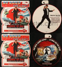 9d246 LOT OF 2 JAMES BOND MOBILES 1980s from The Living Daylights and Licence to Kill!