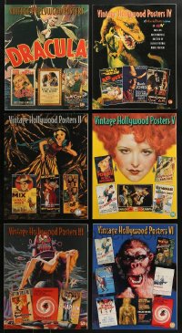 9d345 LOT OF 6 BRUCE HERSHENSON VINTAGE HOLLYWOOD POSTERS AUCTION CATALOGS 1990s-2000s color art!