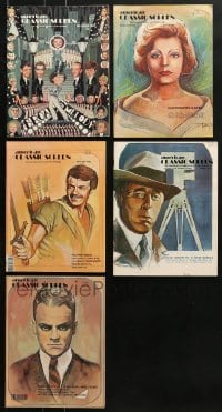 9d400 LOT OF 5 AMERICAN CLASSIC SCREEN MOVIE MAGAZINES 1980s filled with cool images & articles!