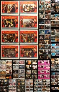 9d129 LOT OF 170 LOBBY CARDS 1960s-1990s complete sets of 8 from a variety of different movies!