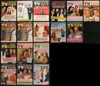 9d356 LOT OF 17 TV PICTURE LIFE MAGAZINES 1960s-1970s filled with great images & articles!