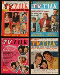 9d404 LOT OF 4 TV RADIO TALK MAGAZINES 1970s filled with great images & articles!