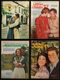 9d411 LOT OF 4 AFTERNOON TV MAGAZINES 1970s filled with great images & articles!