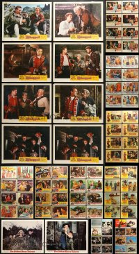 9d163 LOT OF 82 LOBBY CARDS 1950s-1970s complete sets from a variety of different movies!