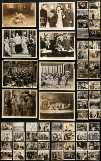 9d253 LOT OF 67 8X10 STILLS 1920s-1940s great scenes from a variety of different movies!