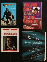 9d331 LOT OF 4 SOFTCOVER MOVIE BOOKS 1970s-2000s Indiana Jones, James Caan, Film Encyclopedia!