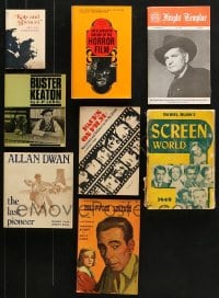 9d314 LOT OF 8 SOFTCOVER MOVIE BOOKS 1940s-1990s filled with great images & information!