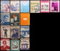9d229 LOT OF 15 SHEET MUSIC 1920s-1970s great songs from a variety of different artists!