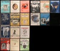 9d224 LOT OF 17 SHEET MUSIC 1900s-1930s great songs from a variety of different artists!