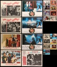 9d201 LOT OF 23 ROCK AND ROLL AND MUSIC LOBBY CARDS 1950s-1970s incomplete sets of movie scenes!