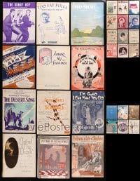 9d212 LOT OF 30 SHEET MUSIC 1910s-1950s a great variety of different songs!