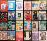 9d218 LOT OF 24 SHEET MUSIC 1920s great songs from a variety of different movies!