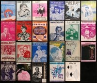 9d221 LOT OF 23 SHEET MUSIC 1930s-1970s great songs from a variety of different movies!