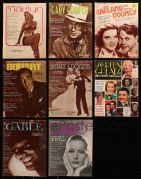 9d382 LOT OF 8 SCREEN GREATS MAGAZINES 1970s lots of great movie images & articles!