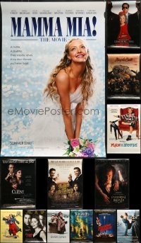 9d550 LOT OF 16 UNFOLDED MOSTLY DOUBLE-SIDED 27X40 ONE-SHEETS 1990s-2000s cool movie images!