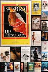 9d089 LOT OF 95 FOLDED ONE-SHEETS 1970s-1980s great images from a variety of different movies!