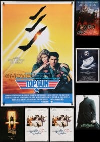 9d465 LOT OF 7 UNFOLDED MISCELLANEOUS POSTERS 1980s-1990s great images from a variety of movies!