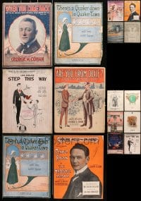9d226 LOT OF 16 10.5X14 SHEET MUSIC 1900s-1910s a great variety of different songs!