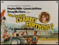 9f196 WHAT CHANGED CHARLEY FARTHING British quad 1974 The Bananas Boat, Hayley Mills!