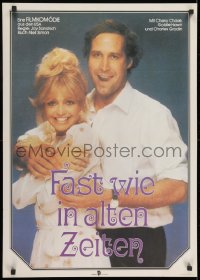 9f329 SEEMS LIKE OLD TIMES East German 23x32 1980 wacky Chevy Chase & Goldie Hawn, different!