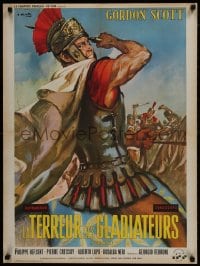9f823 CORIOLANUS: HERO WITHOUT A COUNTRY French 24x32 1964 Ciriello art of Gordon Scott!